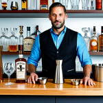 **

A well-stocked home bar setup, featuring a variety of liquor bottles (whiskey, vodka, rum), essential tools (shaker, jigger, strainer, bar spoon, muddler), and assorted glassware. Focus on the arrangement and presentation, creating an inviting and professional atmosphere. safe for work, appropriate content, fully clothed, professional, perfect anatomy, correct proportions, natural pose, well-formed hands, proper finger count, natural body proportions, high quality, professional photography.

**